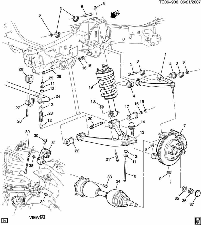 Chevy Silverado Front Suspension Diagram