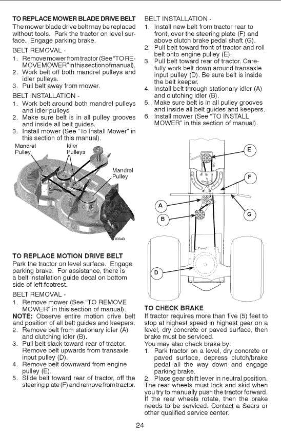 Step By Step Guide Craftsman Lt Deck Belt Diagram Explained