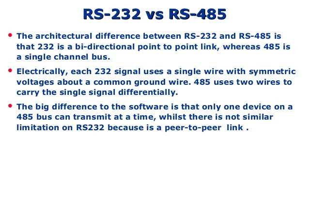 Understanding The Differences Between Rs And Rs Wiring