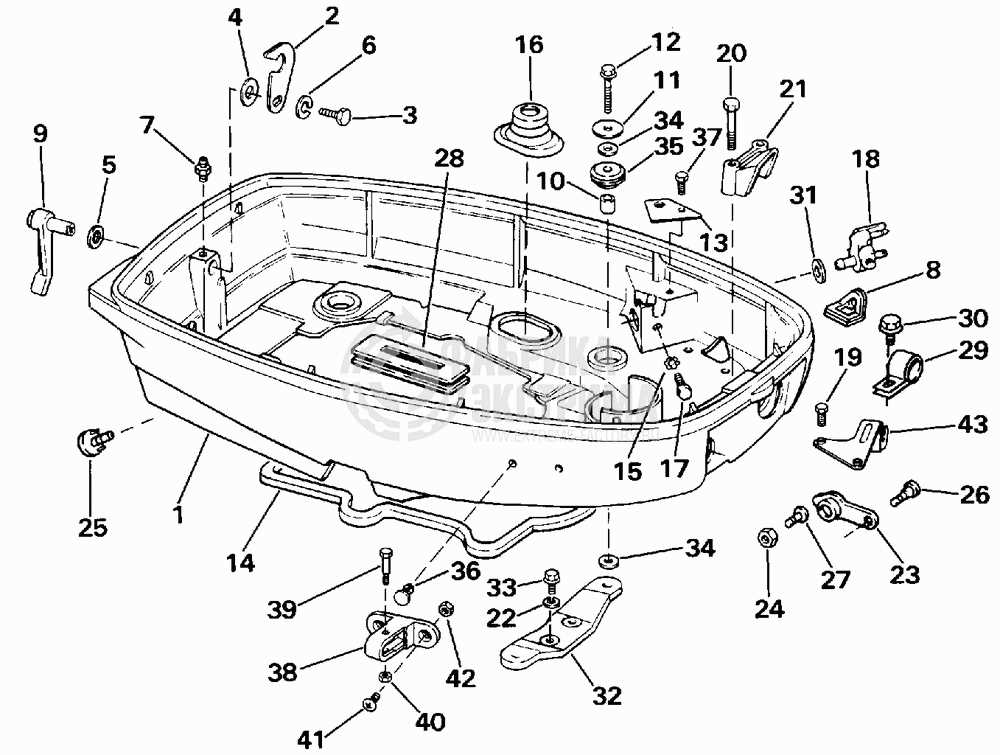 Hp Johnson Outboard Parts Diagram Johnson Hp Outboard